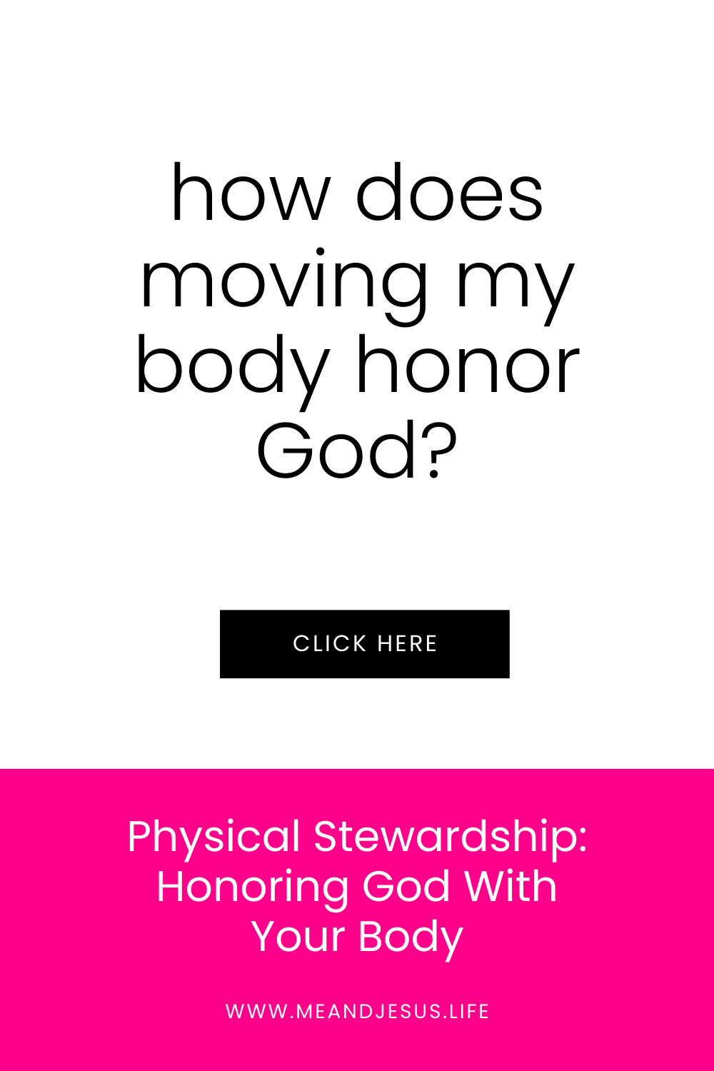 Physical Stewardship: Honoring God With Your Body