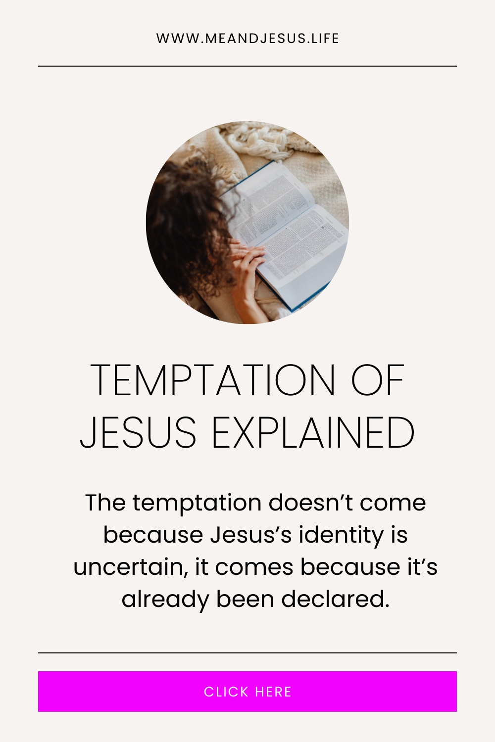 The Temptation of Jesus Explained